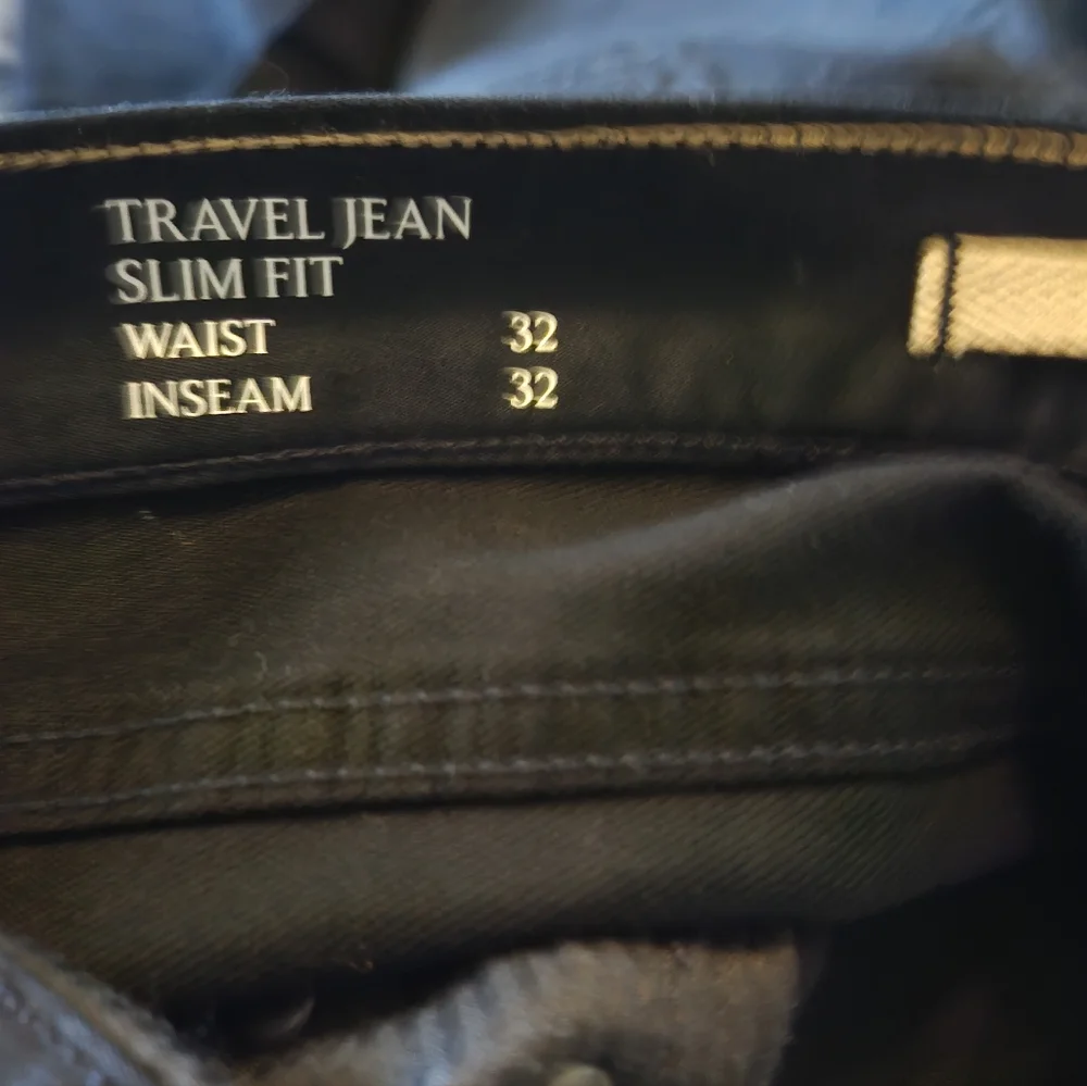 NWT Banana Republic Men's‎ Navy Slim Fit Travel Jean Trouser Size 32X32